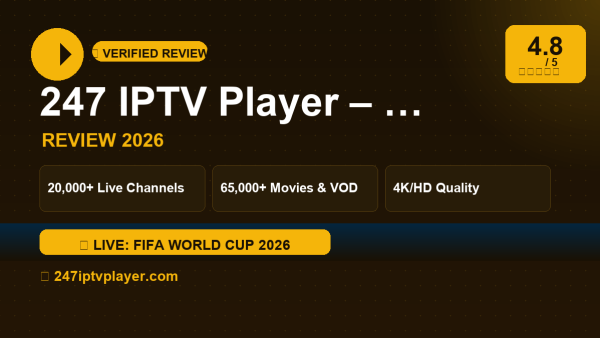 247 IPTV Player – 247 IPTV Player Review (2026): Is It Worth It?