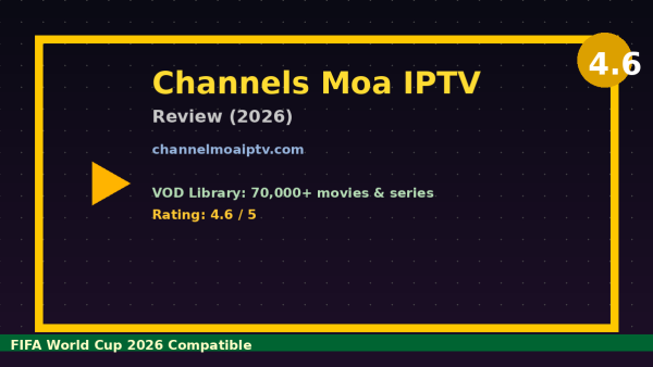 Channels Moa IPTV Review (2026): Is It Worth It?