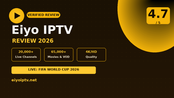Eiyo IPTV Review (2026): Is It Worth It?
