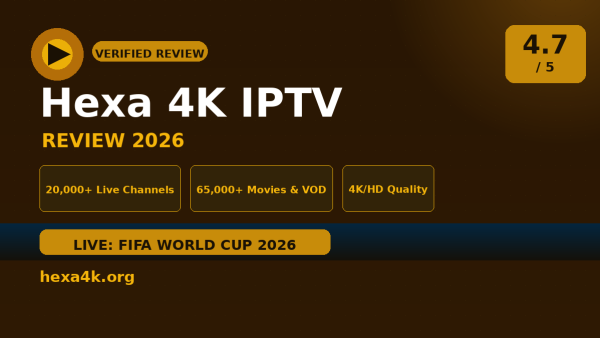 Hexa 4K IPTV Review (2026): Is It Worth It?