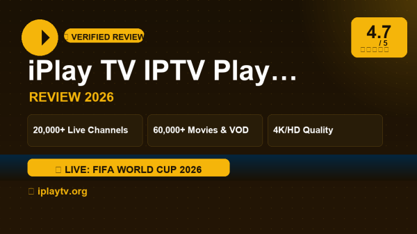 iPlay TV IPTV Player – iPlay TV IPTV Player Review (2026): Is It Worth It?