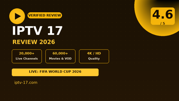 IPTV 17 Review 2026 – Is It Worth It?