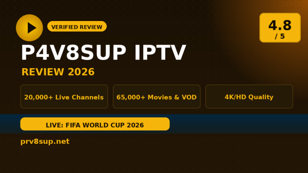 P4V8SUP IPTV Review (2026): Is It Worth It?