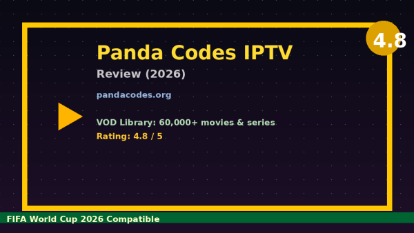 Panda Codes IPTV Review (2026): Is It Worth It?