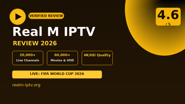 Real M IPTV Review (2026): Is It Worth It?
