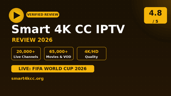 Smart 4K CC IPTV Review (2026): Is It Worth It?